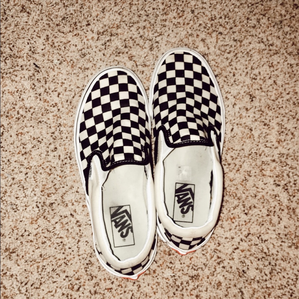 ⭐️🦋checkerd vans🦋⭐️